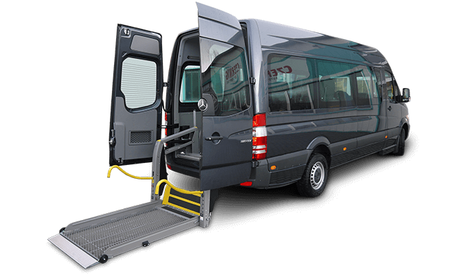 BTW Behindertentransportwagen - Rollstuhlbus mit Lift